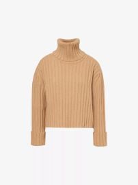 Turtleneck wool and cashmere-blend jumper at Mytheresa